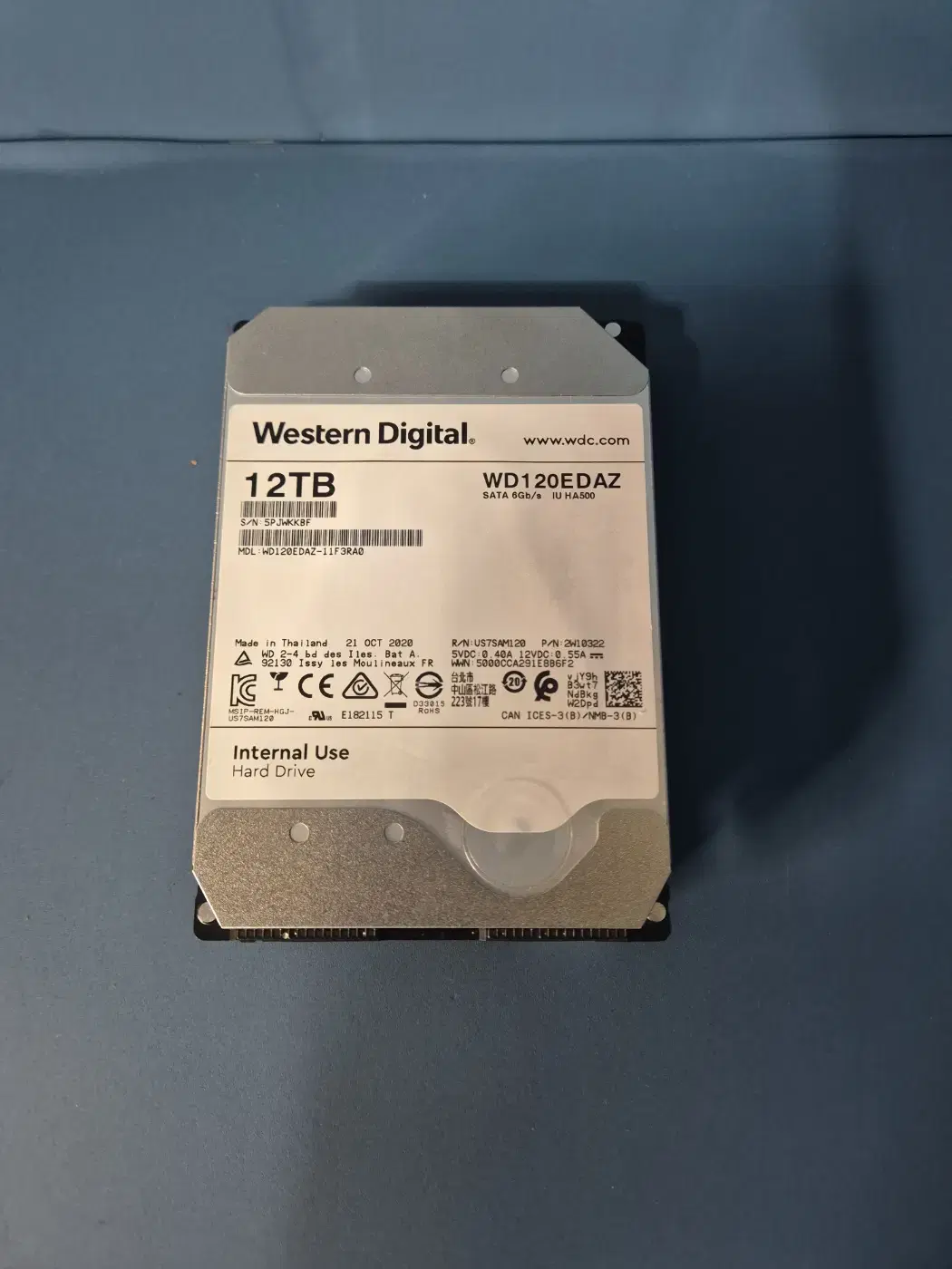 WD 12TB 12테라 120EDAZ HDD SATA 판매